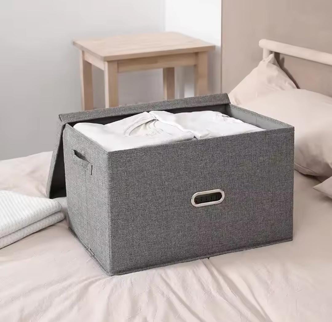 Foldable Storage Box With Lid