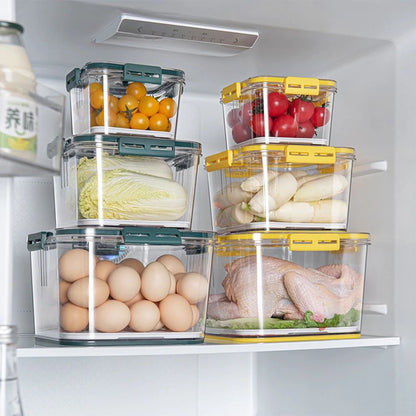 3 Piece stackable multipurpose food storage containers for pantry organization of dry foods like flour, sugar, and cereals