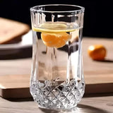 6Pc  Diamond Juice Glass