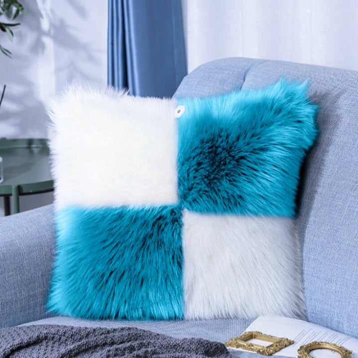 Faux Fur Cushion Cover 45 × 45 cm