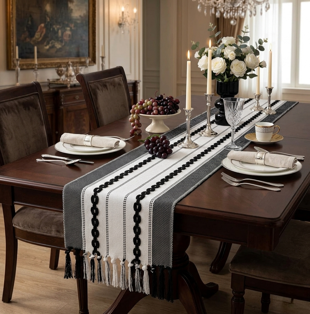 Cotton Table and Bed Runner