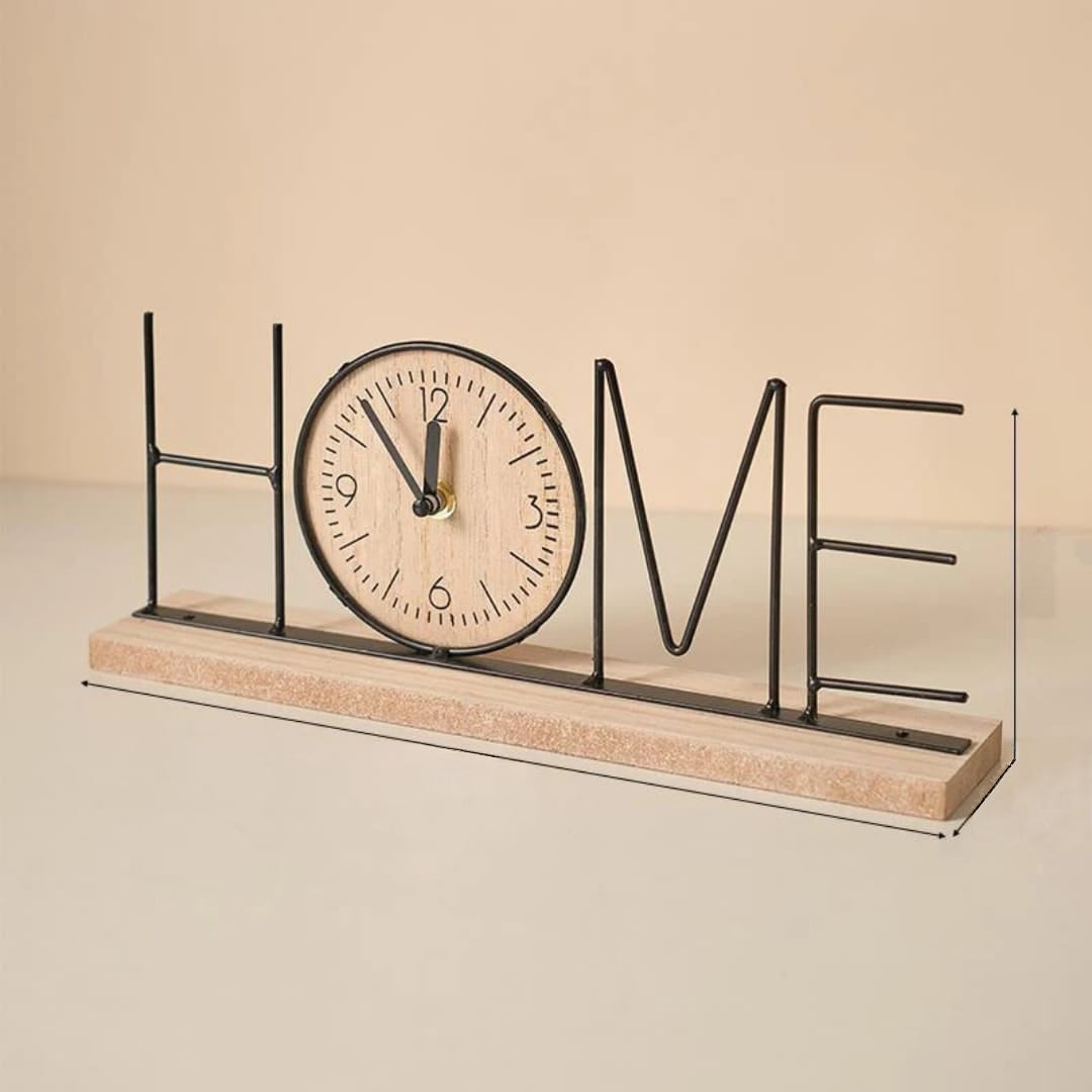 Handmade Creative TV Cabinet Clock Decoration