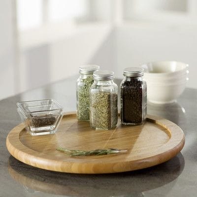 Single Layer Bamboo Spice Rack
