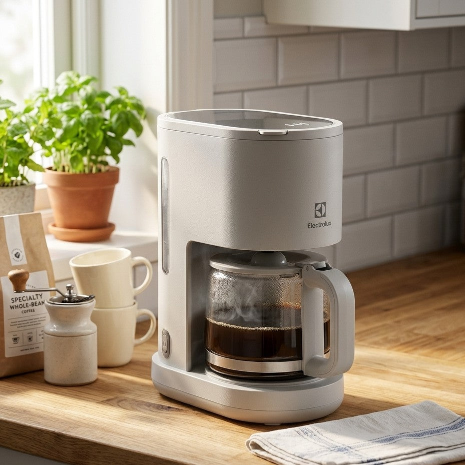 Electrolux 1.25L Coffee Maker with Anti Drip System SkCUM1-200w