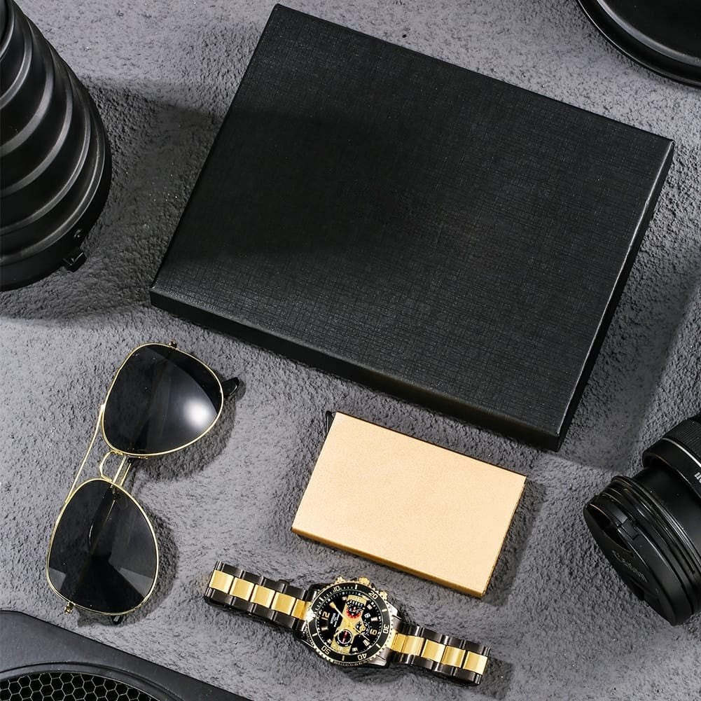 Men Gold Minimalist Gift Set