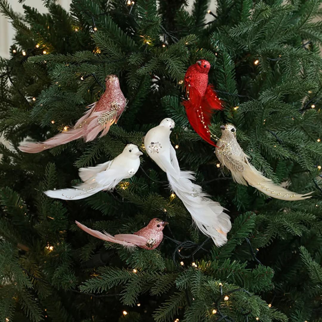 Foam Christmas Bird Ornament Decorative Props