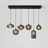 Smokey 5 in 1 Glass Chanderlier