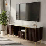 TV Stand With Marble Sheet Top 5ft