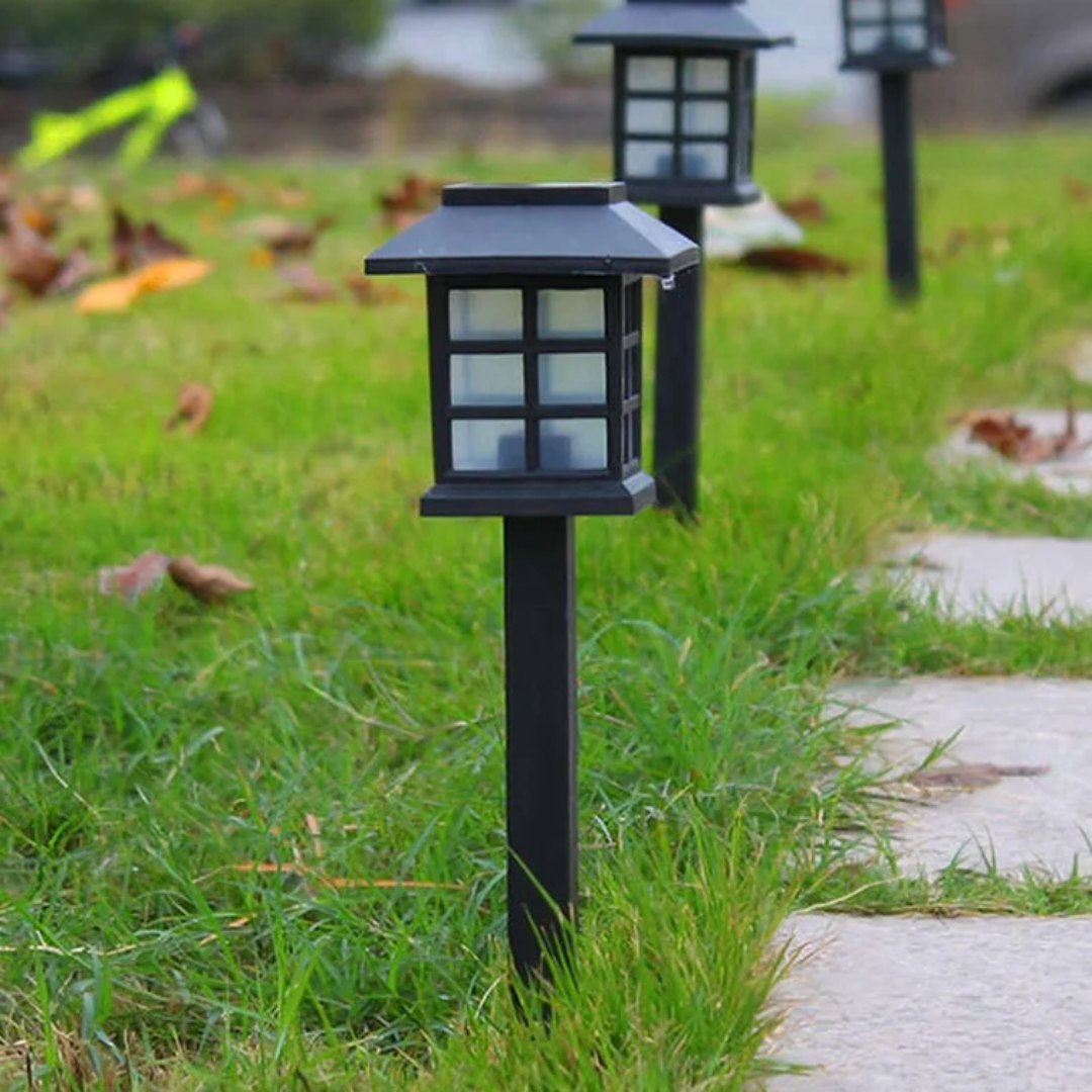 6Pcs Waterproof Outdoor Solar Garden Lights