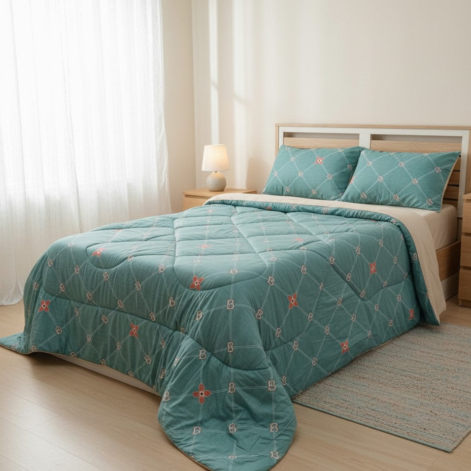 Double-Sided Cotton Duvet Set