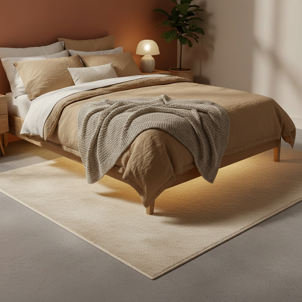 1700GSM Faux Fur  Small Bedside rug (80 × 150 cm)-KBWUHU57