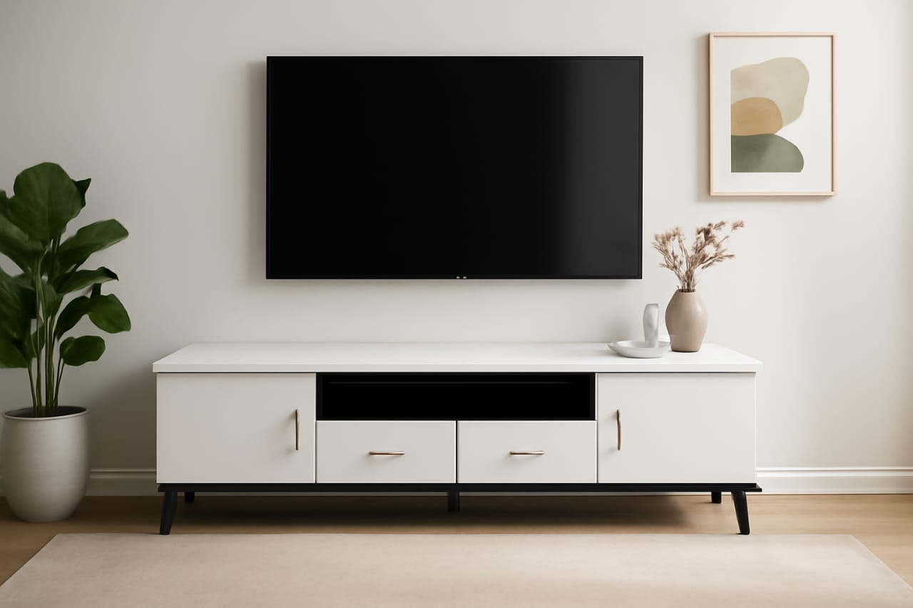 Cabinet With Marble Effect