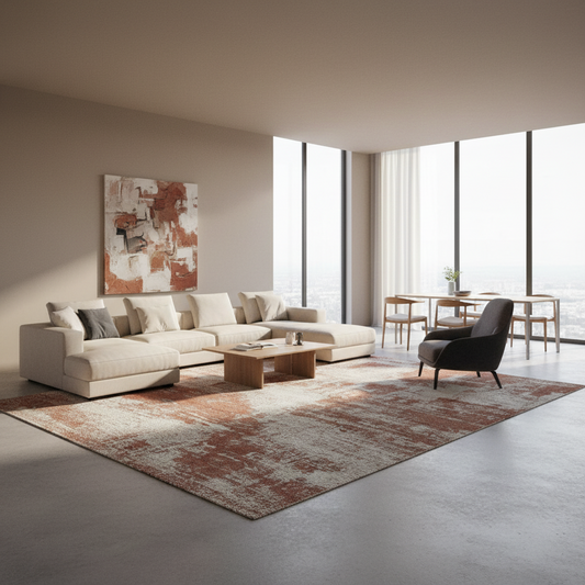 oriental weavers omnia abstract carpet rug 200x290 brown large area rug living room floor decor modern elegant carpet