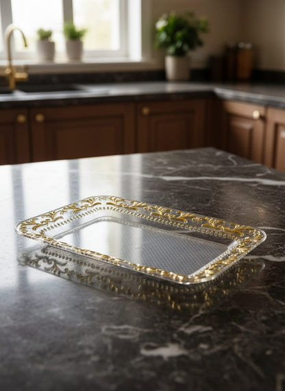 3 Piece Acrylic Tray Set