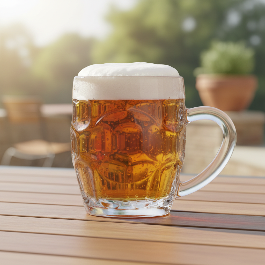 24pcs Luminarc Britannia  Clear 590ml Glass Beer Mug set-N1577