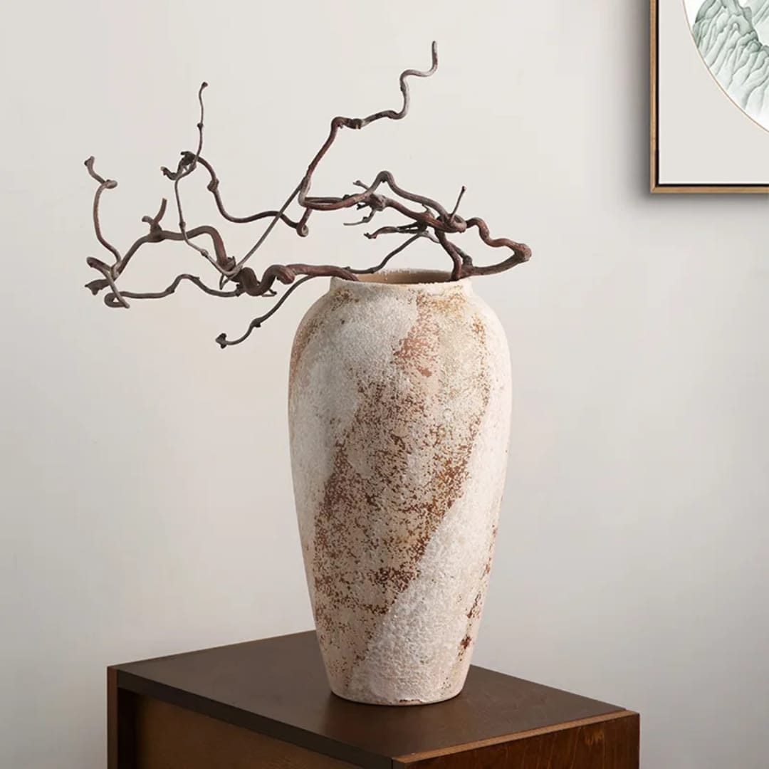 Ceramic Vase Wabi Sabi Style Flower Vase