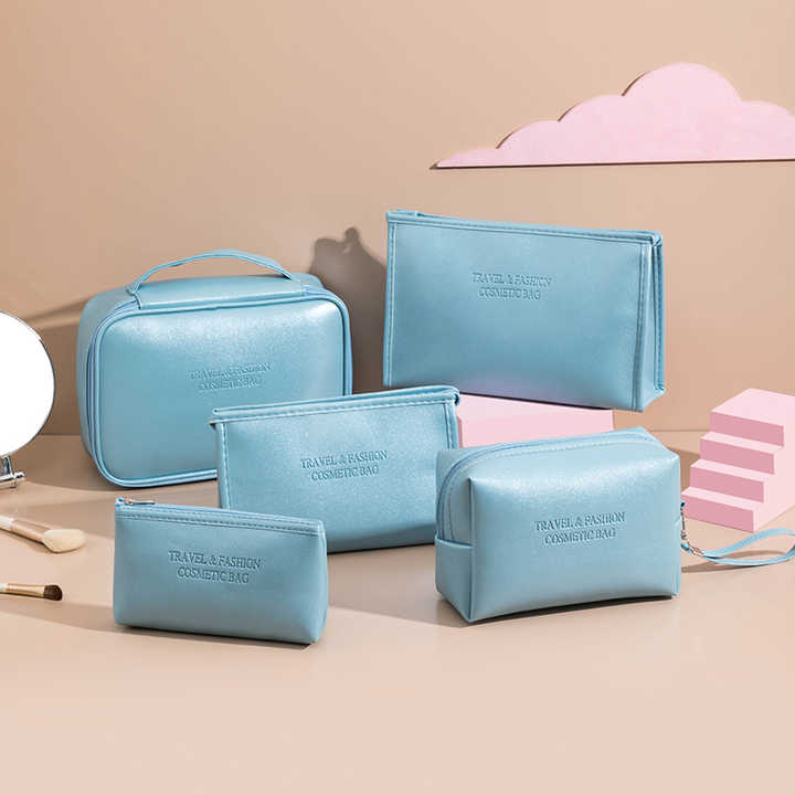 5Pcs Travel Makeup Cosmetic Bags