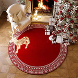 120cm Christmas Anti-Slip Carpet