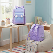 Heavy capacity Oxford school backpack.