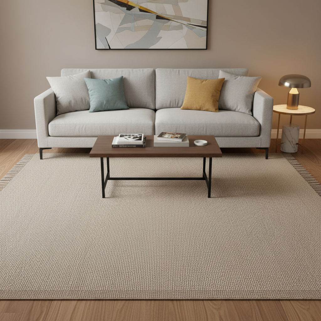 Oria Pincheck Pattern Carpet Rug