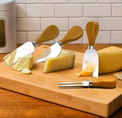 Butter Tray Set with Built-in Knives