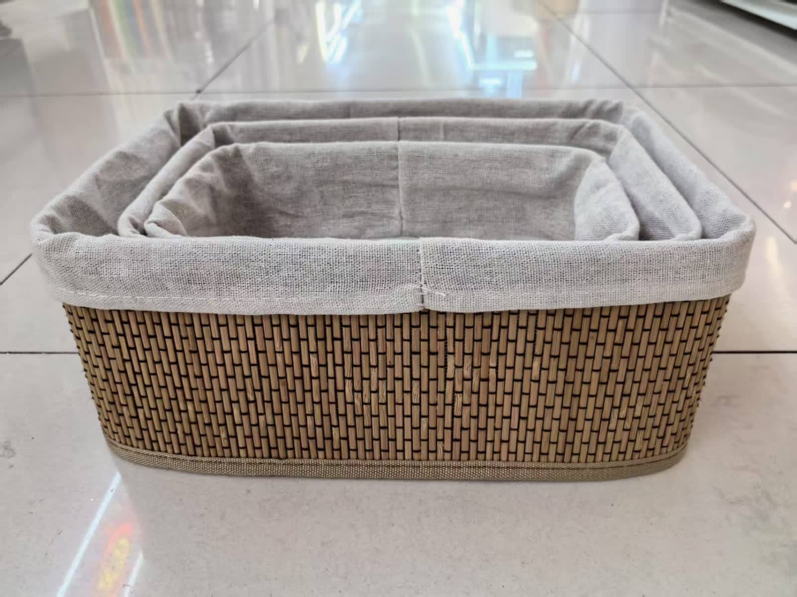3in1 Organizing Wicker Basket