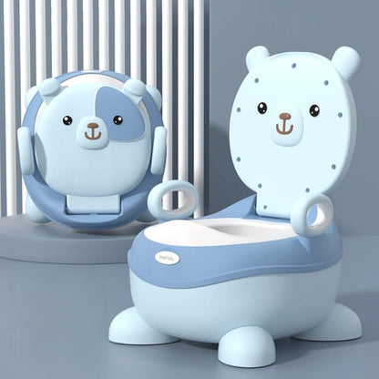 Bear shaped baby potty training toilet designed for children aged 6 months to 6 years for safe and comfortable toilet training