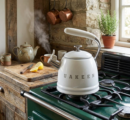 Retro Whistling Kettle 3.5L Stainless Steel