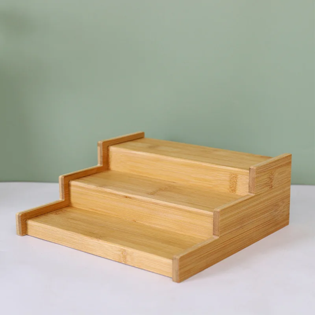 Multipurpose Bamboo Spice Organizer