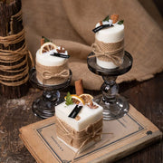 Pastoral aromatherapy soy wax candles with mango peach, lemon, and plum blossom fragrance