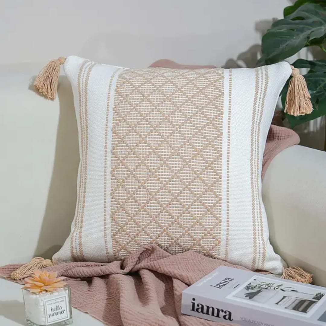 Nordic Woven Throw Pillow Cases