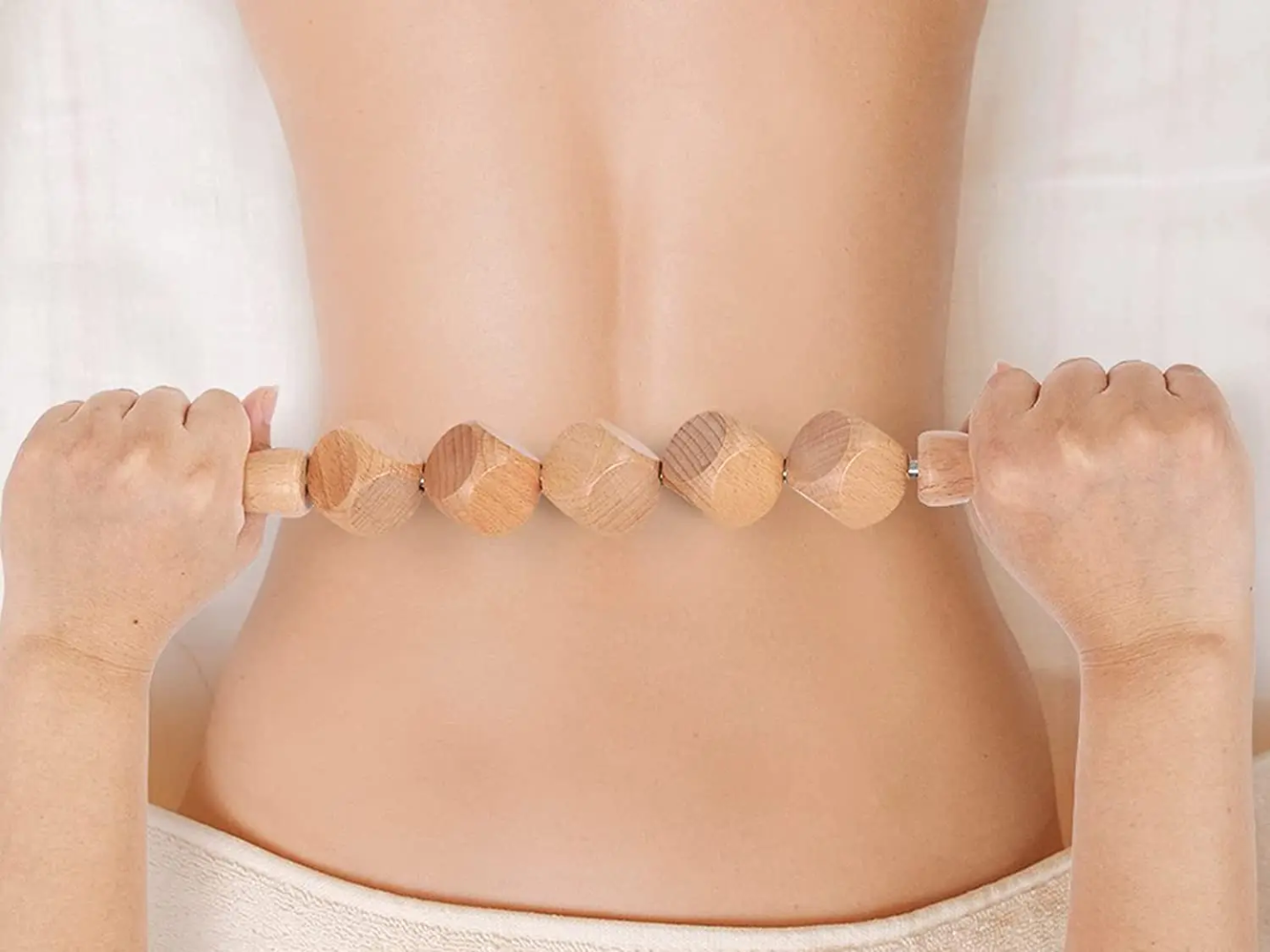 Wooden Massage Roller 6 Cube