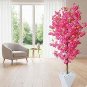 Artificial flower with 150cm pot stand for home and office décor