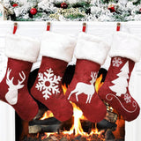 3pcs Christmas Stocking Socks Decorations