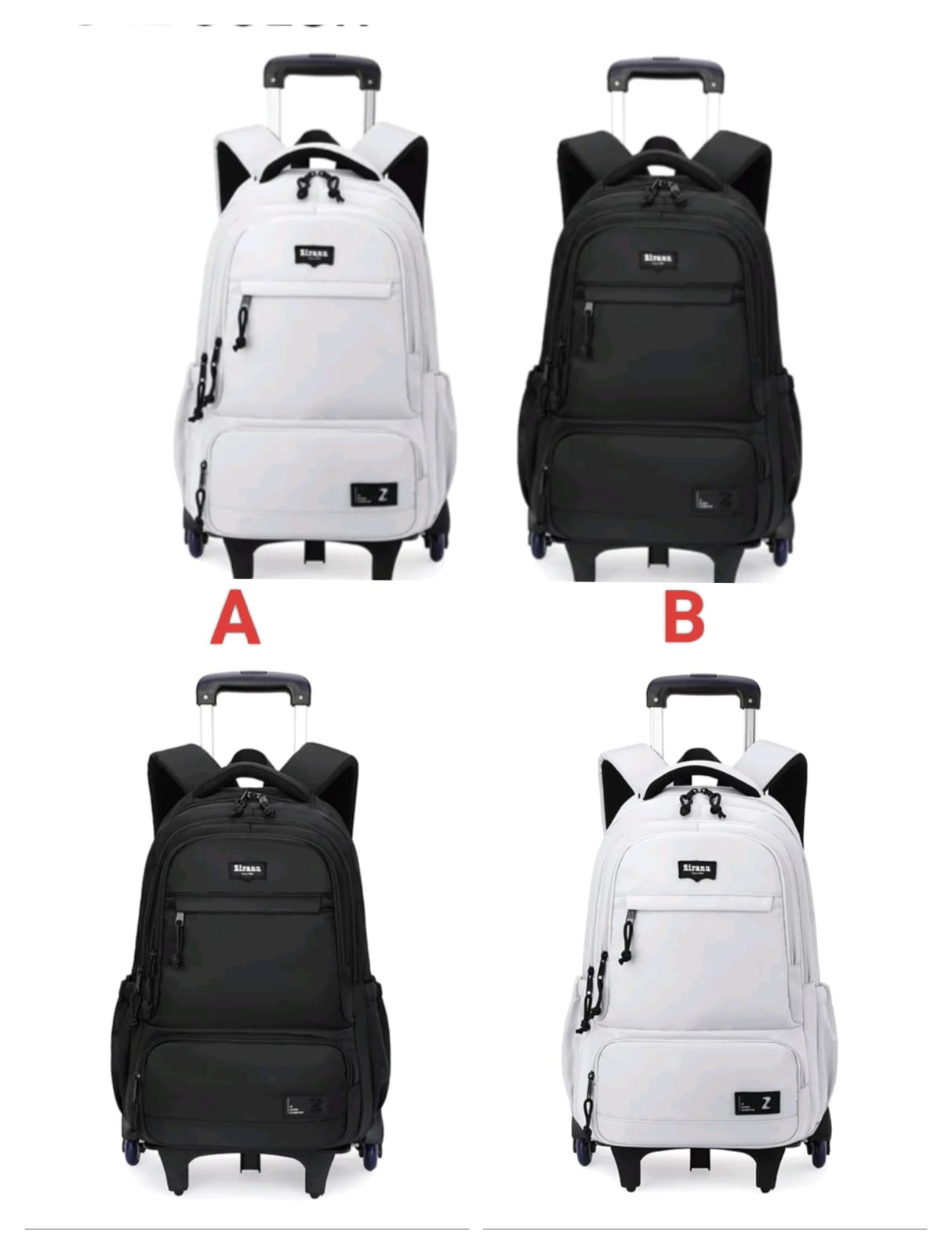 Rolling Trolley School Bag
