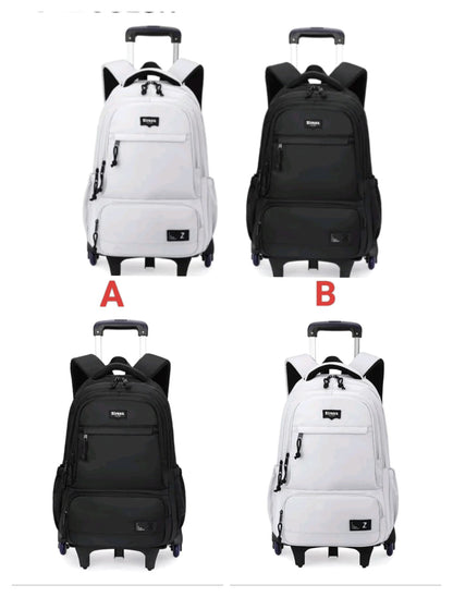 Rolling Trolley School Bag