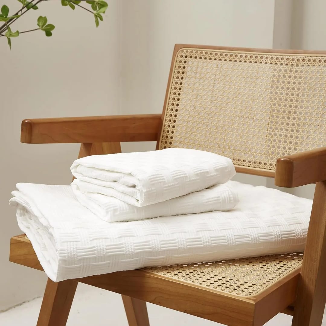 100% Cotton Waffle Duvet Cover