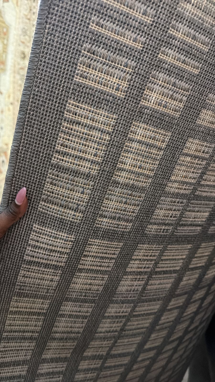 Chiara Stripe Patterned Carpet Rug; Black/Grey