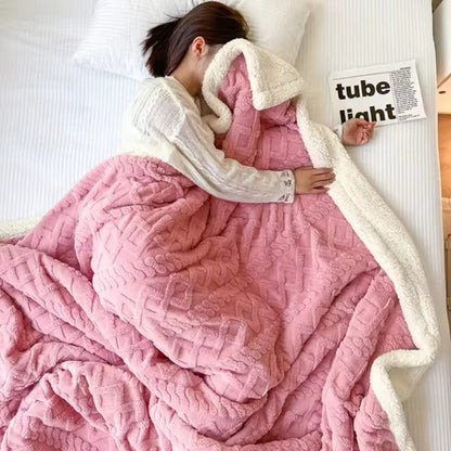 Fur Winter Throw Blanket