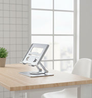 Aluminium 360-degree rotary folding tablet support stand for hands-free use