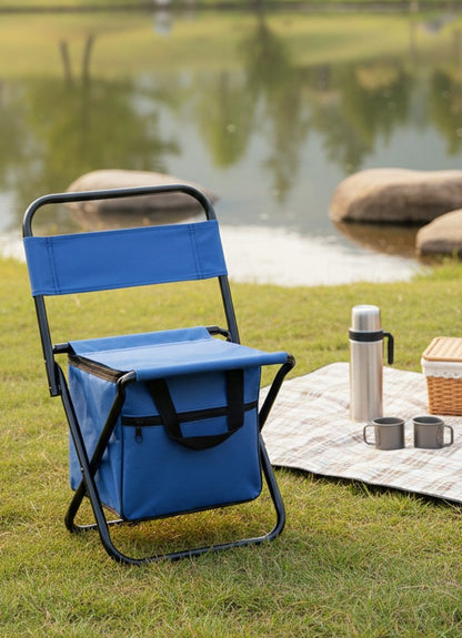 Kid’s Foldable Camping Chair with Storage Pouch