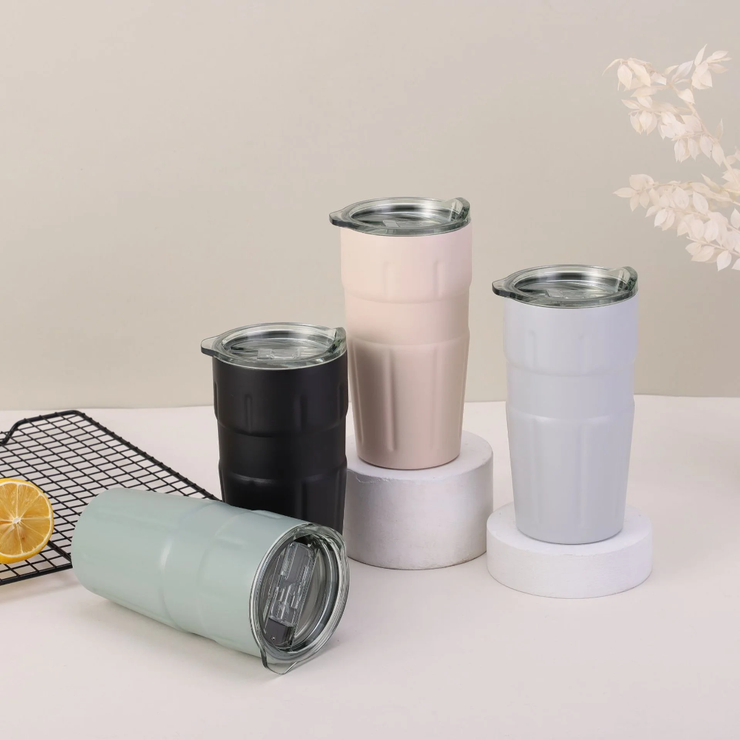 500 ml Vacuum Flask with Transparent Lid