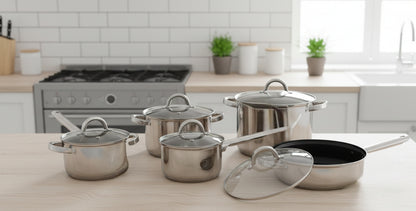 12-Piece nonstick cookware set