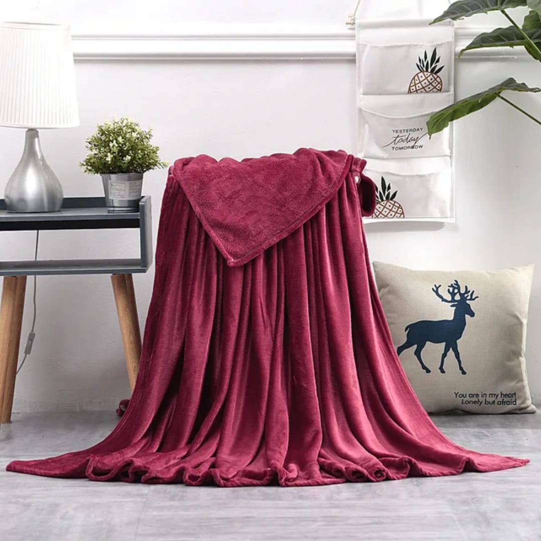 Plain Fleece Blanket