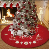 Christmas Tree Rug Snowflake Carpet Mat