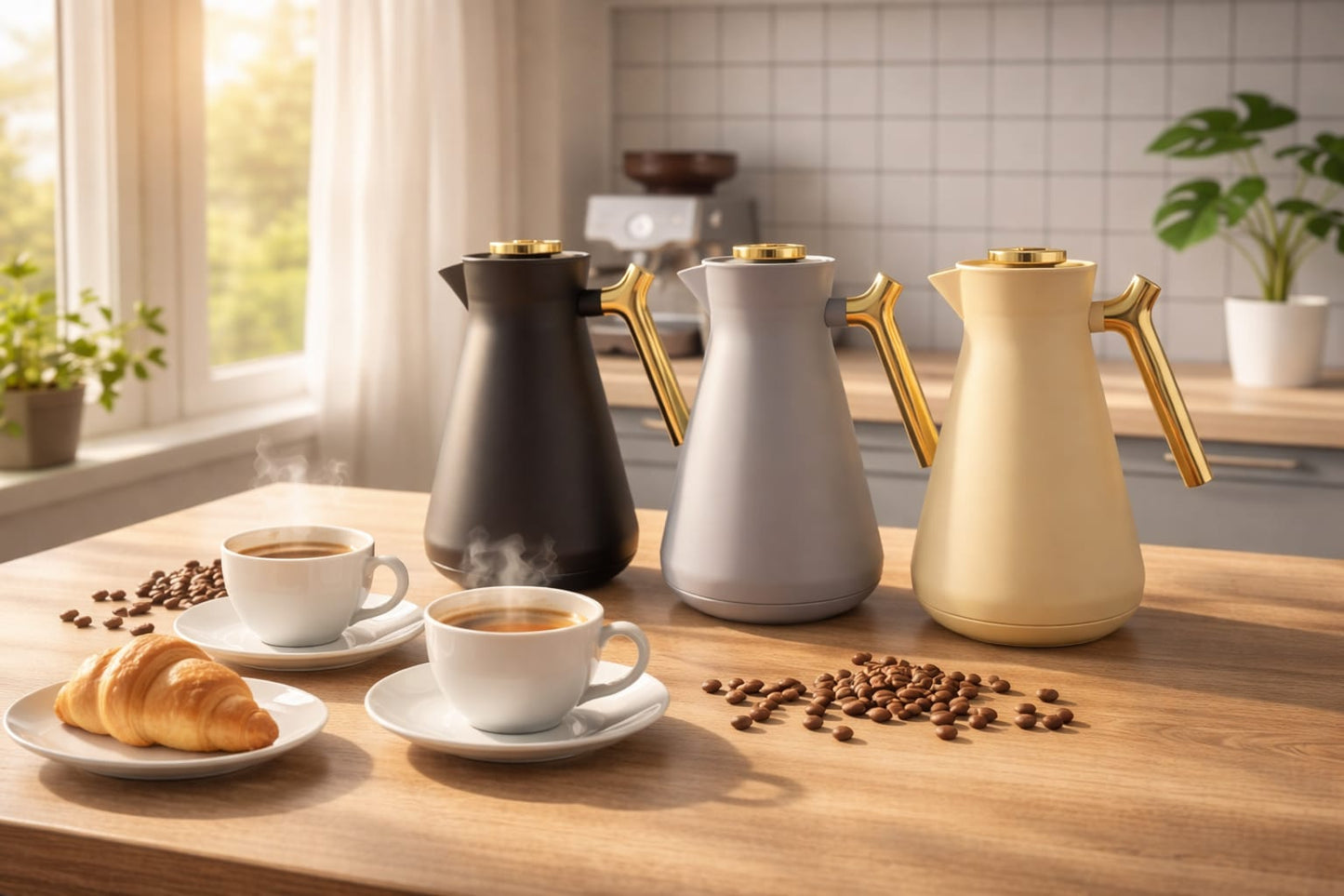 Push Button Tea Flask