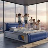 Inflatable Air Bed with Headrest