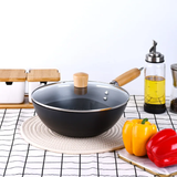 Coated Deep Frying Pan With Lid