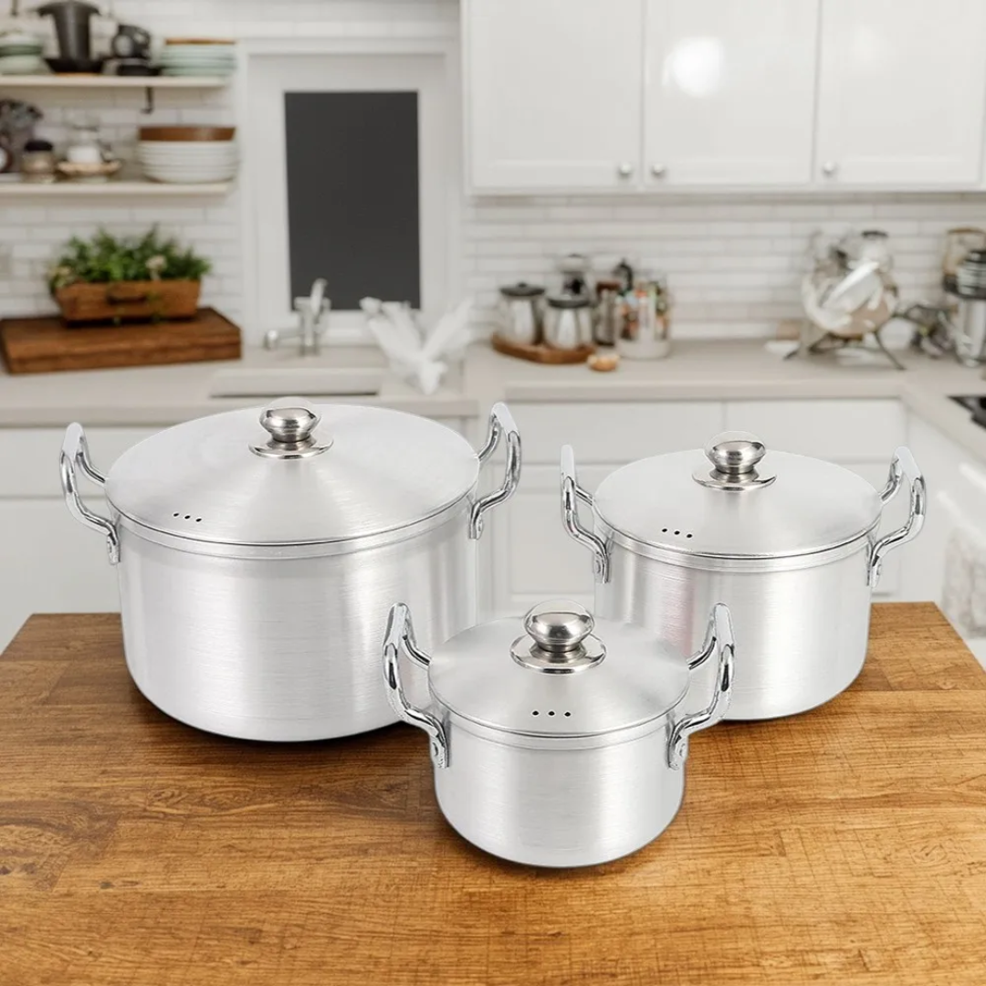 14-Piece Aluminum Stock Pot Set