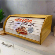 Bamboo bread bin